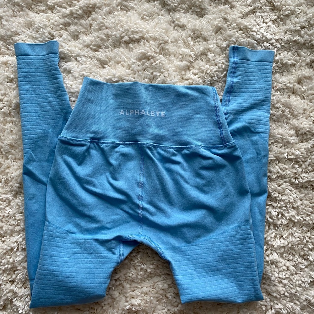 Alphalete OG revival leggings blue